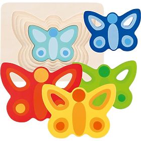 Layered Butterfly Puzzle