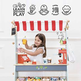Le Toy Van 2-in-1 Honeybake Market Stall