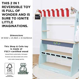 Le Toy Van 2-in-1 Honeybake Market Stall, Le Toy Van