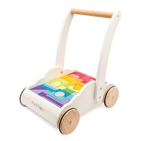 Le Toy Van Petilou Walker with Rainbow Blocks