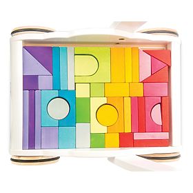 Le Toy Van Petilou Walker with Rainbow Blocks