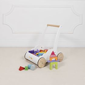 Le Toy Van Petilou Walker with Rainbow Blocks