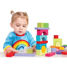 Le Toy Van Petilou Walker with Rainbow Blocks