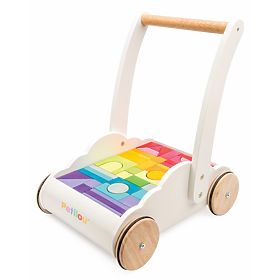 Le Toy Van Petilou Walker with Rainbow Blocks