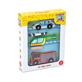 Le Toy Van Set of Rescue Vehicles
