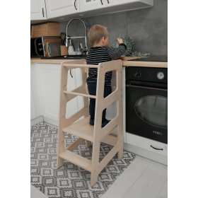 Montessori learning tower Sara MAXI 90 - natural, Ourbaby