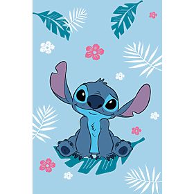 Lilo and Stitch 'Blue' Fleece Blanket, Lilo and Stitch