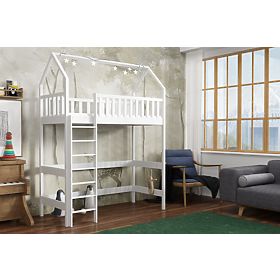Loft Bed Pavel - White