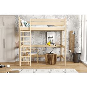 Loft Bed Texas - Natural