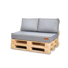 Set of cushions for pallet furniture - Light grey, FLUMI