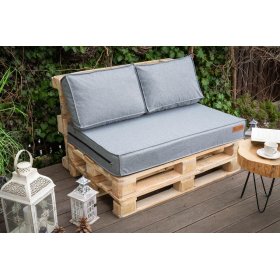 Set of cushions for pallet furniture - Light grey, FLUMI