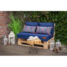 Set of cushions for pallet furniture - Dark blue