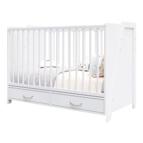 2 in 1 Cot and desk CONE 120x60 - WHITE, Pietrus