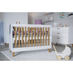 Baby cot KUBI 120 x 60 cm - white, All Meble