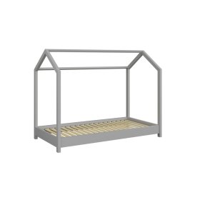 Bella house children's bed - gray, All Meble