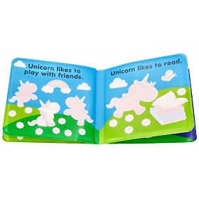 Magical Colorful Bath Book with Unicorn