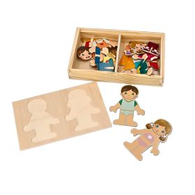 Magnetic Dress-Up Game Children of the World