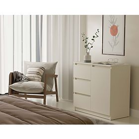 Malwa 1D3S Chest of Drawers in Cashmere Beige