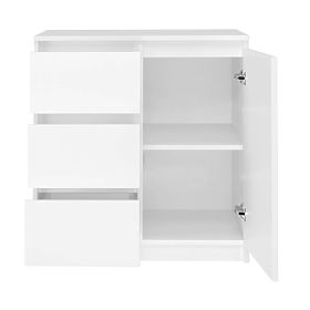 Malwa 1D3S WHITE Sideboard