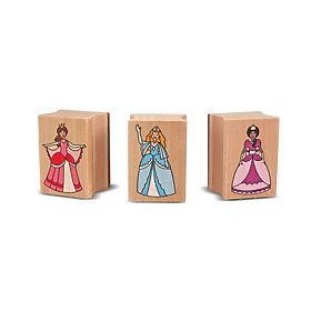 Melissa & Doug - Set of Princess wooden stamps