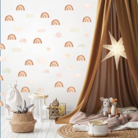 Wall stickers Mini rainbows - beige