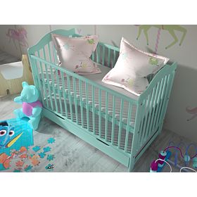 mint green cot