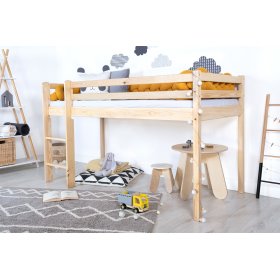 Children's raised bed Ourbaby Modo - pine