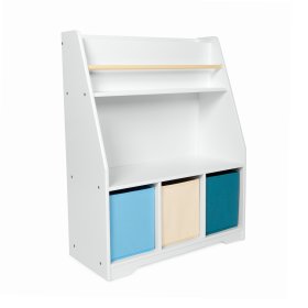 Montessori library Cyan - white