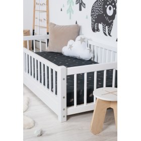 Children's low bed Montessori Ourbaby - white