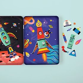 Mudpuppy Magnetic Set Build Your Own Rocket