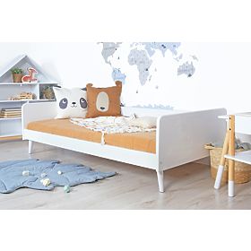 Multifunctional bed Nell 2 in 1 - white