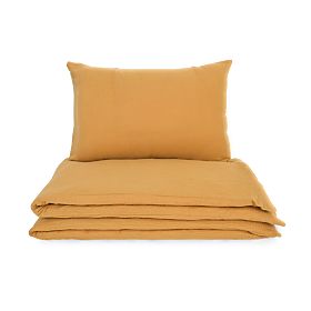 Muslin Bedding Ourbaby 135x100 + 40x60 cm - Mustard