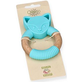 Nature Planet Silicone Teether Blue Wolf