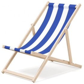 Children's beach chair Blue and white stripes, CHILL
