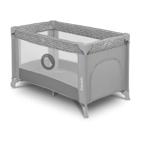 Travel cot LIONELO Adriaa - gray