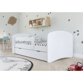 Children's bed with barrier Ourbaby - white, All Meble