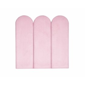 Obluček upholstered panel - powder pink, MIRAS