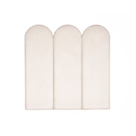 Obluček upholstered panel - cream