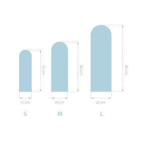 Obluček upholstered panel - baby blue