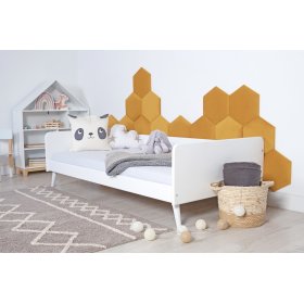 Upholstered panel Hexagon - honey