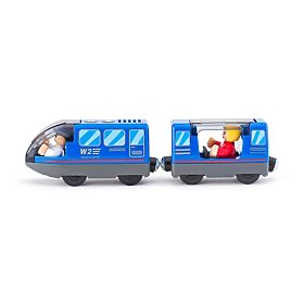 Personal Train with Driver and Passenger on Batteries, Woodyland Woody