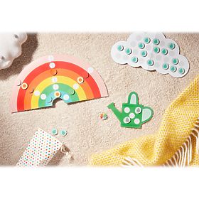 Petit Collage Cooperative Game Rain, Rain, Rainbow, Petit Collage