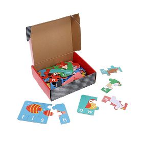 Petit Collage My First Spelling Animal Puzzle