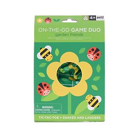 Petit Collage Travel Game 2 in 1 Garden Friends, Petit Collage