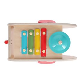 Petit Collage Wooden Musical Elephant 5-in-1