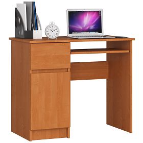PIKSEL COMPUTER DESK ALDER - LEFT