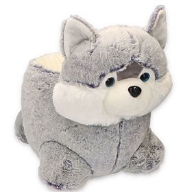 Plush Stool Dog Husky Seat