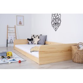 Wooden bed Sia - natural without varnishing, Litdrew