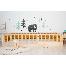 Children's low bed Montessori Bear, Spokojny Sen