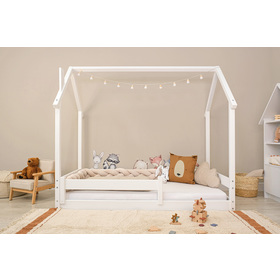 Children's Montessori bed Chimney white